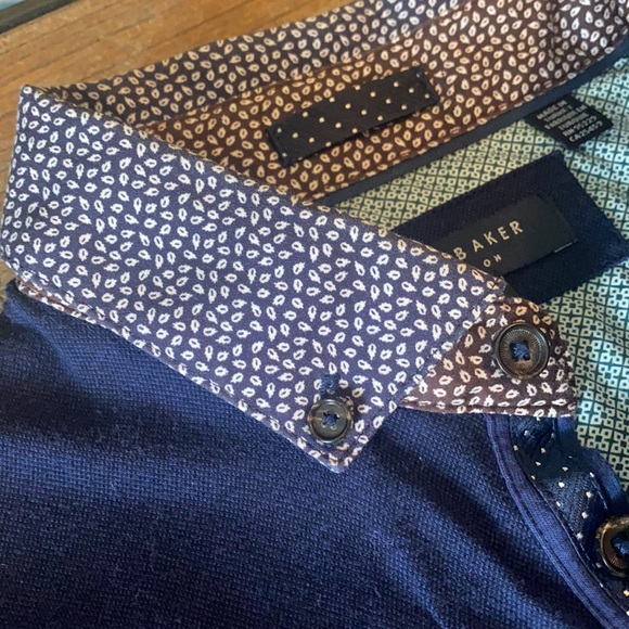 Ted Baker Navy Polo_size3 - Picture 5 of 7